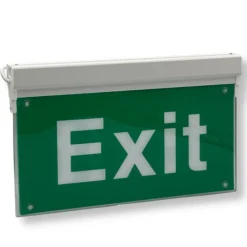 LAMPADA LED D'EMERGENZA ANTI BLACKOUT SEGNALE USCITA SCRITTA EXIT IP23 LUCE 6500K LT-45338