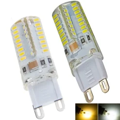 Lampada led G9 220V 5W 64 Led luce Calda Fredda OLTRE 500 LUMEN alta luminosità