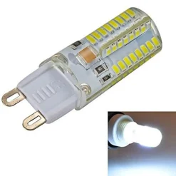 Lampada led G9 220V 5W 64 Led luce Calda Fredda OLTRE 500 LUMEN alta luminosità