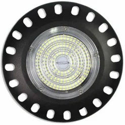 LAMPADA LED INDUSTRIALE A DISCO UFO CATENA 100W CAPANNONE LUCE 6500K F100W-NF9