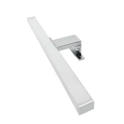 LAMPADA LED PER SPECCHIO BAGNO 6W LUCE 4000K IP44 ARGENTO DOPPIA ISTALLAZIONE 400PC-1-AN