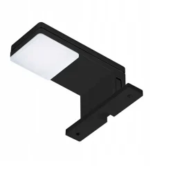 LAMPADA LED PER SPECCHIO DA BAGNO 3 WATT MODERNO LUCE NATURALE 4000K NERO ARGENTO IP44 90P