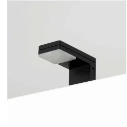 LAMPADA LED PER SPECCHIO DA BAGNO 3 WATT MODERNO LUCE NATURALE 4000K NERO ARGENTO IP44 90P