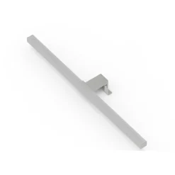 LAMPADA LED PER SPECCHIO BAGNO DOPPIA ISTALLAZIONE 9W LUCE 4000K IP44 ARGENTO 600PC-1-AN