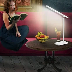 LAMPADA LED SCRIVANIA RICARICABILE USB DA TAVOLO TOUCH 3 MODALITA' LUCE XC-2685