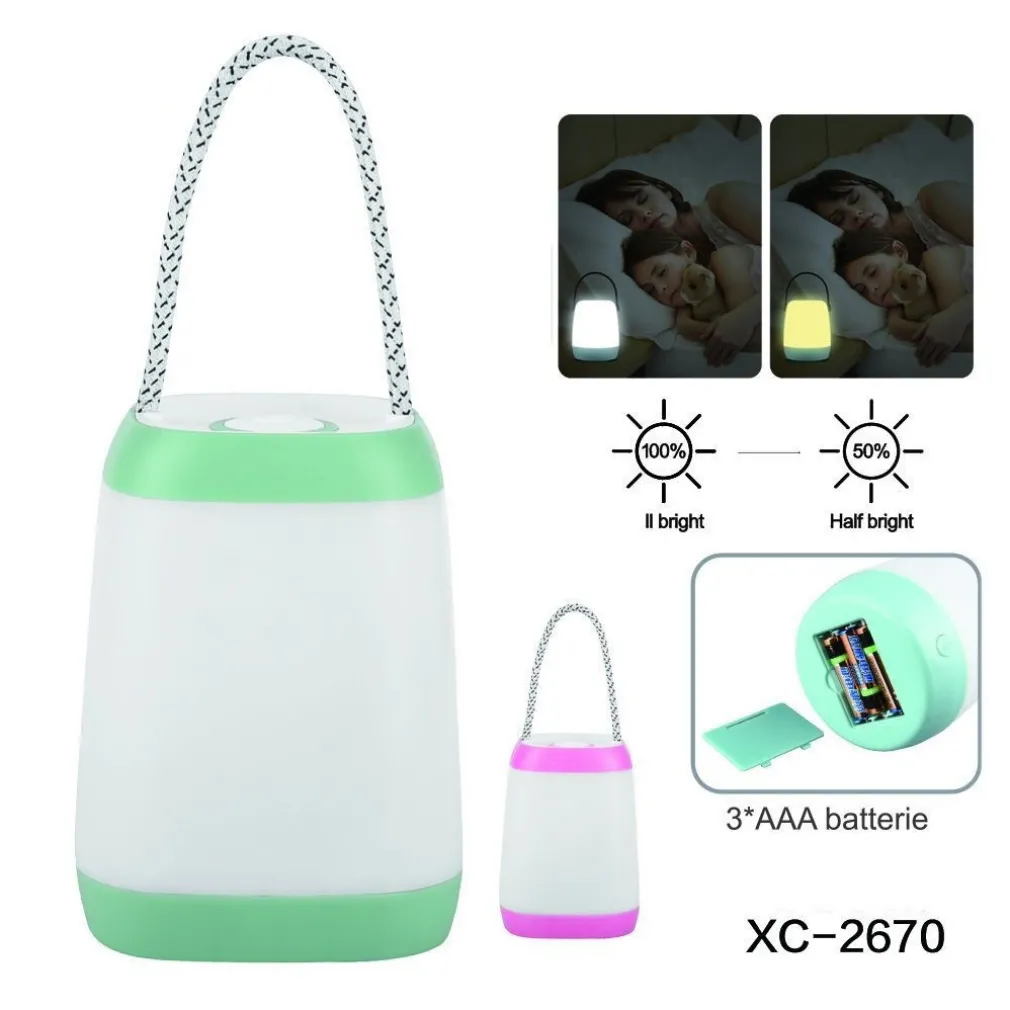 LAMPADA LED TAVOLO SCRIVANIA CON MANICO DIMMERABILE A BATTERIE PORTATILE DT-2670