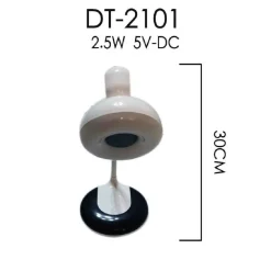 LAMPADA LED USB RICARICABILE INDUZIONE DA SCRIVANIA DIMMERABILE 2.5W 5V DT-2101