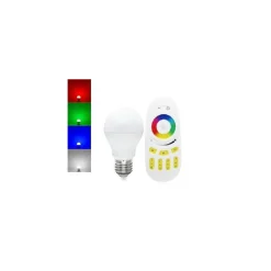 LAMPADA LED WIFI LUCE BIANCA RGB MULTICOLOR E27 TELECOMANDO RF MODULO SMARTPHONE