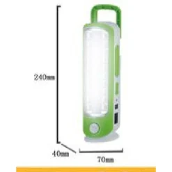 LAMPADA LUCE DI EMERGENZA LED PORTATILE RICARICABILE USB 1300MAH LED 24W TX-8078