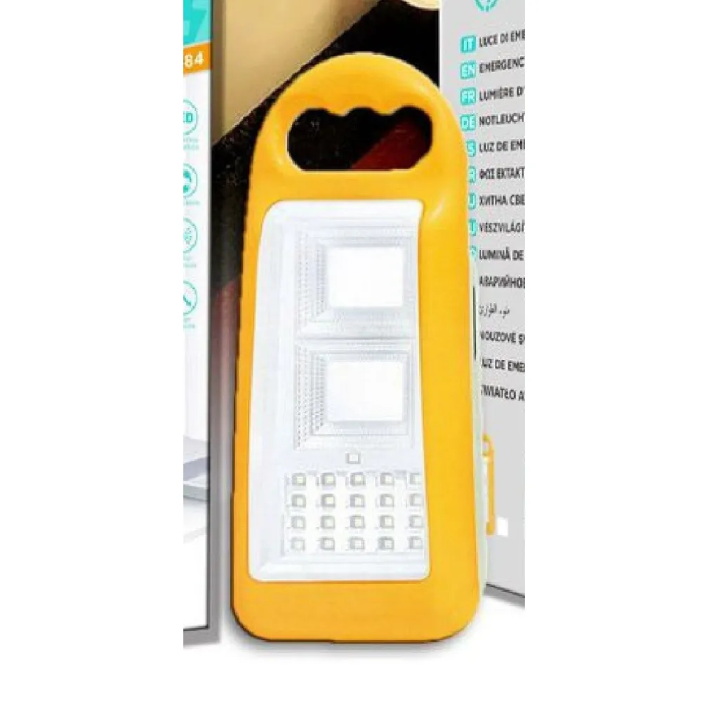 LAMPADA LUCE DI EMERGENZA RICARICABILE LED USB 5V 1A BATTERIA POWER BANK TX-9184