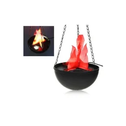 LAMPADA LUCE EFFETTO FUOCO FIAMMA FINTA SCHENOGRAFIA LAMPADE A SOSPENSIONE