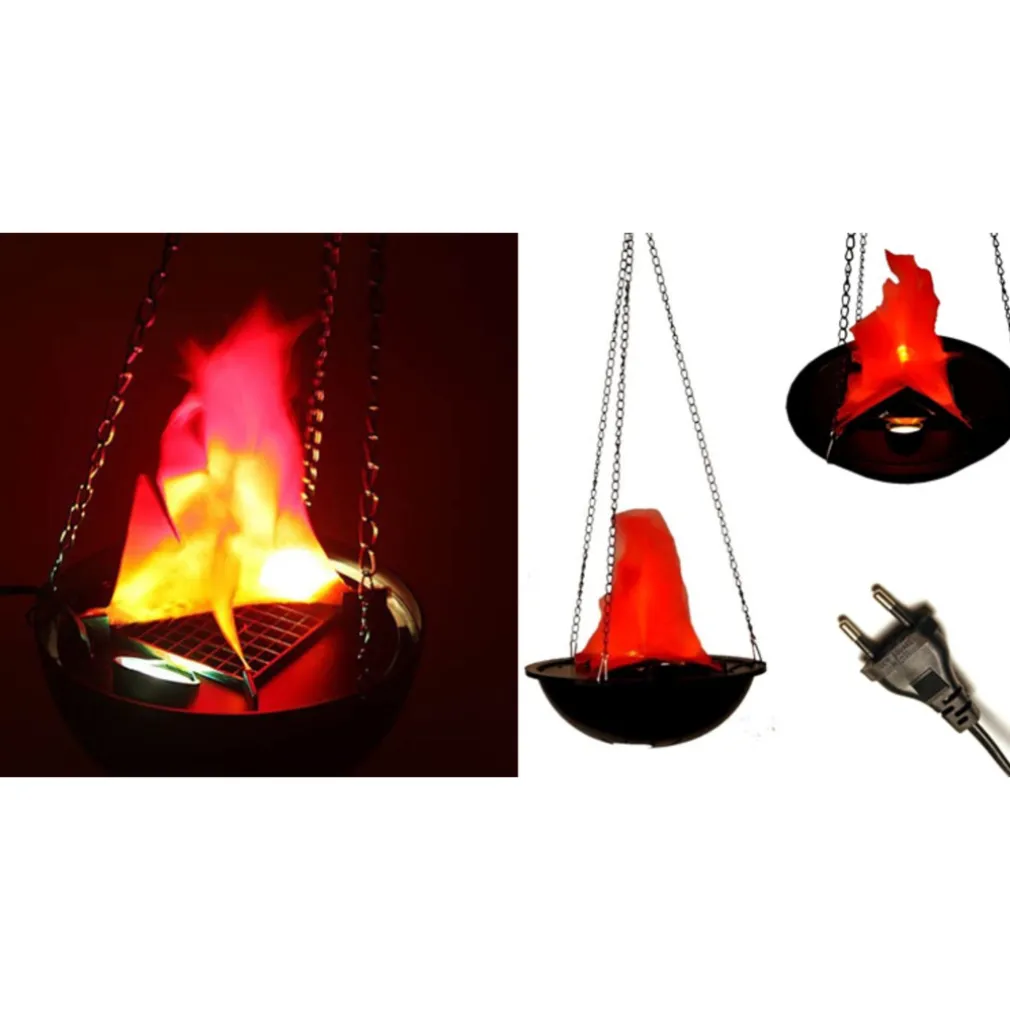 LAMPADA LUCE EFFETTO FUOCO FIAMMA FINTA SCHENOGRAFIA LAMPADE A SOSPENSIONE