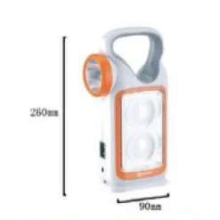 LAMPADA LUCE EMERGENZA BATTERIE RICARICABILE 1W TORCIA LED CARICA SOLARE TX-8414