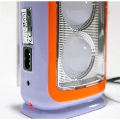 LAMPADA LUCE EMERGENZA BATTERIE RICARICABILE 1W TORCIA LED CARICA SOLARE TX-8414