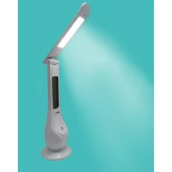 LAMPADA LUCE LED TOUCH TAVOLO SCRIVANIA CALENDARIO OROLOGIO UFFICIO CASA TX-9755