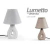 LAMPADA LUMETTO ABAT JOUR CERAMICA TAVOLO COMODINO E14 COLORI ASSORTITI 793806