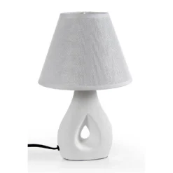 LAMPADA LUMETTO ABAT JOUR CERAMICA TAVOLO COMODINO E14 COLORI ASSORTITI 793806