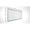 LAMPADA PANNELLO LED LUMINOSO 60X30 CM 20W PLAFONIERA INCASSO LUCE FREDDA CALDA