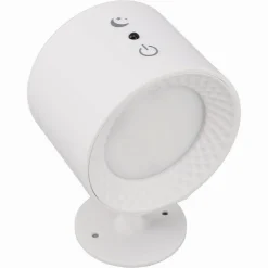 LAMPADA PARETE LED LUCE FRONTE RETRO RICARICA USB 3 COLORI LUCE ORIENTABILE BD01-3C