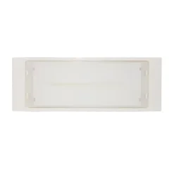 LAMPADA PLAFONIERA EMERGENZA LUCE LED 4W INCASSO PARETE IP40 DE LITE 6500K