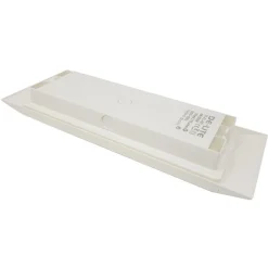 LAMPADA PLAFONIERA EMERGENZA LUCE LED 4W INCASSO PARETE IP40 DE LITE 6500K