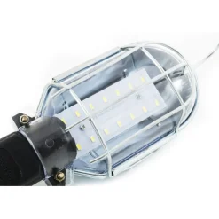 LAMPADA PORTATILE 12 LED DA LAVORO 5 MT CAVO GANCIO LAVOTO MECCANICO ELETTRAUTO