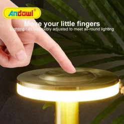 LAMPADA SCRIVANIA LED PORTATILE 3 SFUMATURE LUCE TOUCH USB RICARICABILE Q-TL145