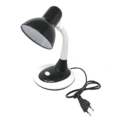 LAMPADA SNODABILE DA SCRIVANIA CON ATTACCO E27 LUCE DA TAVOLO BRACCIO FLESSIBILE