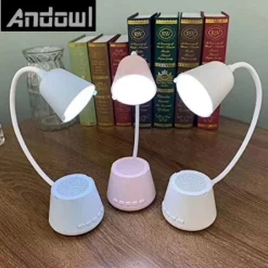 LAMPADA TAVOLO LED MUSICA 5IN1 MULTIFUNZIONALE PIEGHEVOLE RICARICABILE USB Q-47