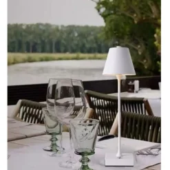 LAMPADA TAVOLO RICARICABILE USB 10 WATT 3 COLORAZIONE DI LUCE VARI COLORI D27-3C