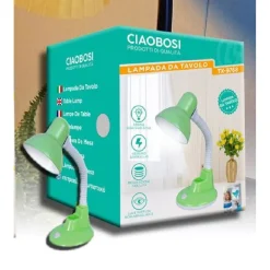 LAMPADA TAVOLO SCRIVANIA FLESSIBILE REGOLABILE IN QUALSIASI ANGOLAZIONE TX-9768