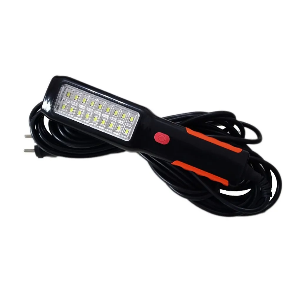LAMPADA TORCIA 18 LED SMD LAVORO GANCIO 10MT 220Volt OFFICINA AUTO MECCANICA