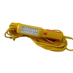 LAMPADA TORCIA 18 LED SMD LAVORO GANCIO 15MT CIABATTA CORRENTE 2 USB 220V