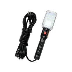 LAMPADA TORCIA LAVORO 859 PORTATILE 34 SMD LED MAGNETE RICARICABILE EMERGENZA