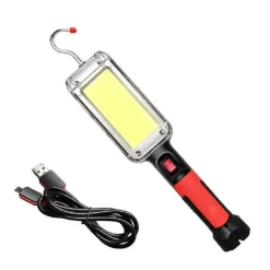 LAMPADA TORCIA LAVORO BASE CALAMITATA PORTATILE 20W LED RICARICABILE 8859-B