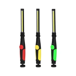 LAMPADA TORCIA LAVORO CALAMITA PORTATILE RICARICABILE SLIM REGOLABILE LED COB