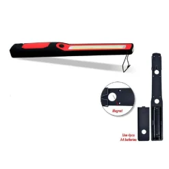 LAMPADA TORCIA LAVORO CALAMITA PORTATILE LED RICARICABILE DOPPIO LED COB RG809-2