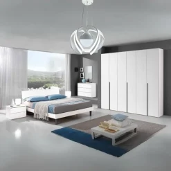 LAMPADARIO A LED 78 W CON SFERA CON BRILLANTINI GLITTER TECNOLOGIA CCT SWITCH B21-3C