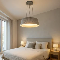 LAMPADARIO A LED 36 WATT 3240LM IP20 A SOSPENSIONE GRIGIO TECNOLOGIA CCT SWITCH B83-G3C