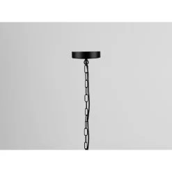 LAMPADARIO A SOSPENSIONE RUSTICO INDUSTRIALE E14 SFERA IN CORDA METALLO B55-3