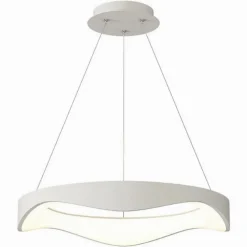 LAMPADARIO A SOSPENSIONE LED ONDA 38W ULTRA MODERNA 3 COLORAZIONI DI LUCE A67-3C