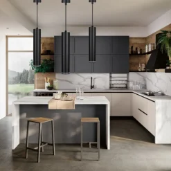 LAMPADARIO A SOSPENSIONE DA SOFFITTO FORMA CILINDRICA LAMPADA PENDENTE ATTACCO GU10 SP-01