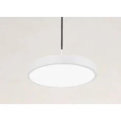 LAMPADARIO A SOSPENSIONE LED 40W BIANCO CERCHIO TONDO MODERNO MINIMAL LUCE 6500K 32880