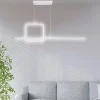 LAMPADARIO A SOSPENSIONE LED 48W DESIGN QUADRATO LINEA BIANCO IP20 LUCE 6500K 33542