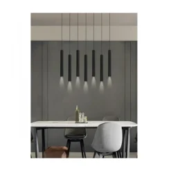 LAMPADARIO A SOSPENSIONE DESIGN MODERNO CILINDRO SOFFITTO ATTACCO GU10 IP20 A61