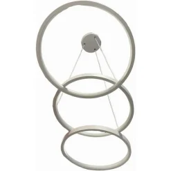 LAMPADARIO A SOSPENSIONE DA SOFFITTO 3 ANELLI TRE TONALITÀ DI COLORE 40W B63-B3C