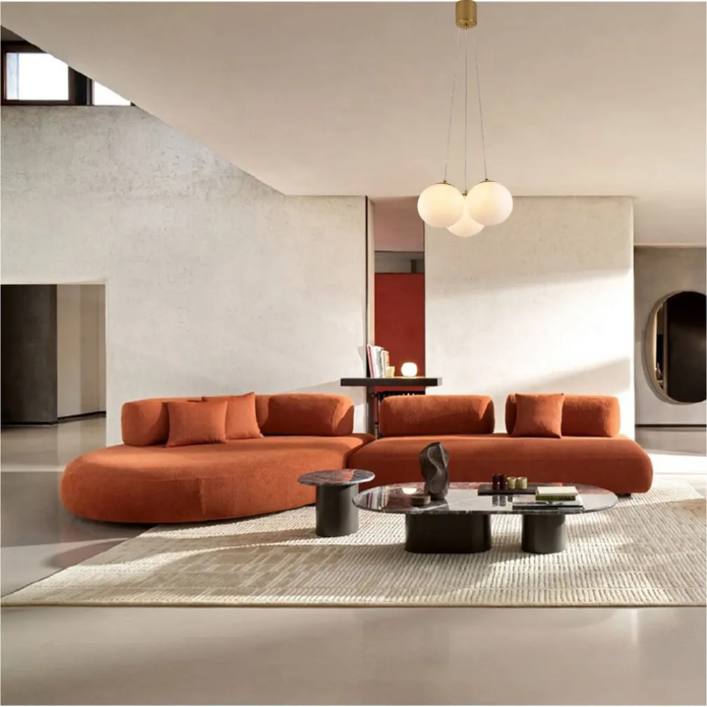 LAMPADARIO A SOSPENSIONE BRONZO LAMPADA MINIMAL DA SOFFITTO CON 3 SFERE ATTACCO G9 LP-84-3