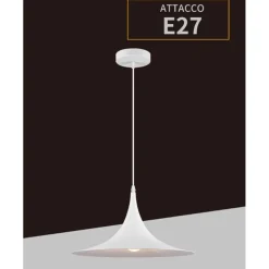 LAMPADARIO A SOSPENSIONE SOFFITTO STILE CONTEMPORANEO NORDICO ATTACCO E27 IN METALLO B97