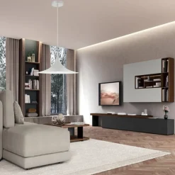 LAMPADARIO A SOSPENSIONE SOFFITTO STILE CONTEMPORANEO NORDICO ATTACCO E27 IN METALLO B97