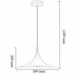 LAMPADARIO A SOSPENSIONE STILE CONTEMPORANEO IN METALLO DECORATIVO LUCE E27 B98